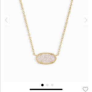 Kendra Scott Necklace In Iridescent Drusy